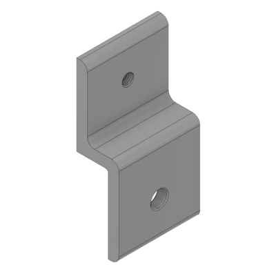 64-030-0 MODULAR SOLUTIONS PANEL CLAMP WIRE MESH PANEL HOLDER SIZE 45 (PLATE ONLY)
